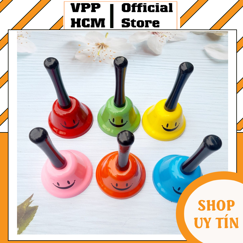 Chuông lắc cầm tay nhiều màu - Chuông lắc đồ chơi cầm tay