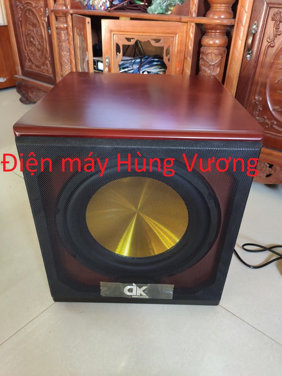 Loa sub điện DK 300  bass 30 lòng vàng.