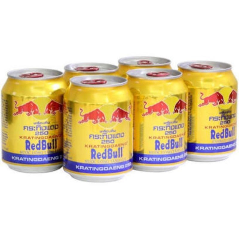 Vỉ bò húc Thái 6 lon