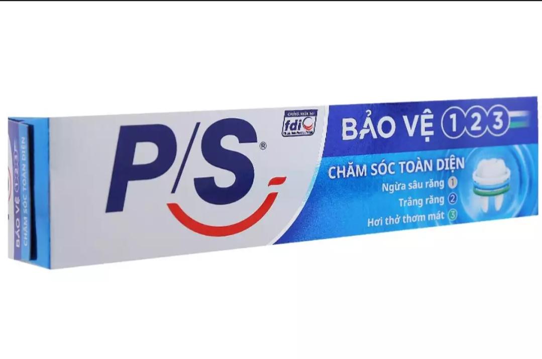 [HCM]kem đánh răng p/s 123 chăm sóc toàn diện 180gr