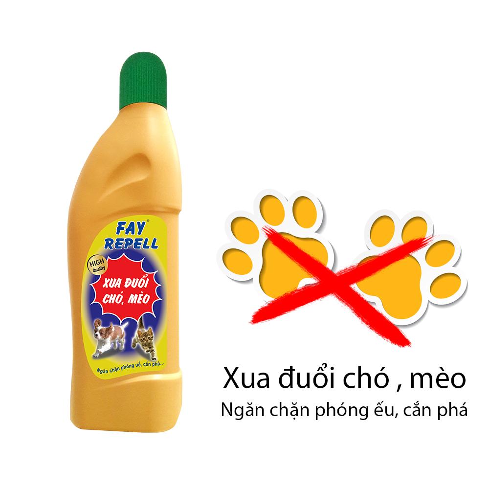 Dung dịch ngăn ngừa thú phóng uế, cắn phá đồ trong nhà - Fay Repell 200ml-cách duy nhất xua đuổi chó mèo