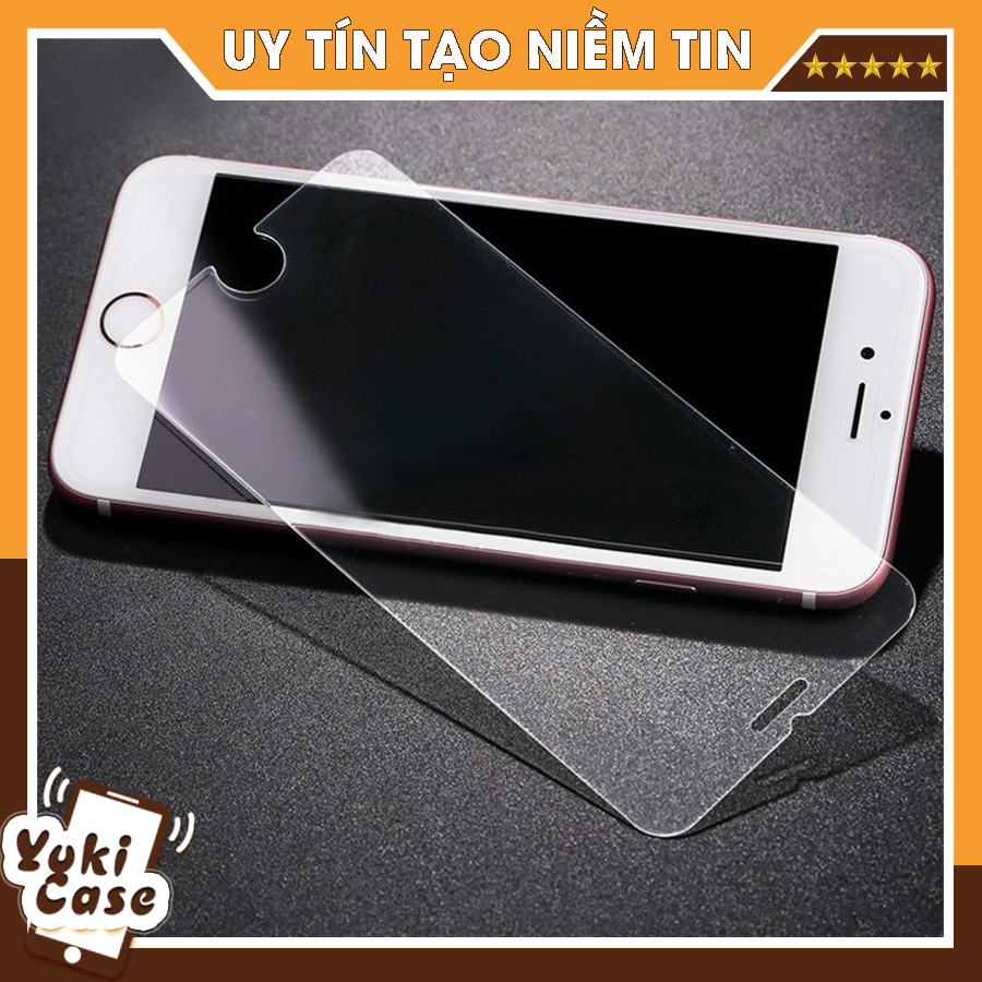 [Kèm Hộp & Giấy Lau] - Kính Cường Lực Dành Cho Iphone 9H Siêu Bền Không Full Màn Hình 6.6S.6Plus.6S Plus.7Plus.8Plus.X (CL001)
