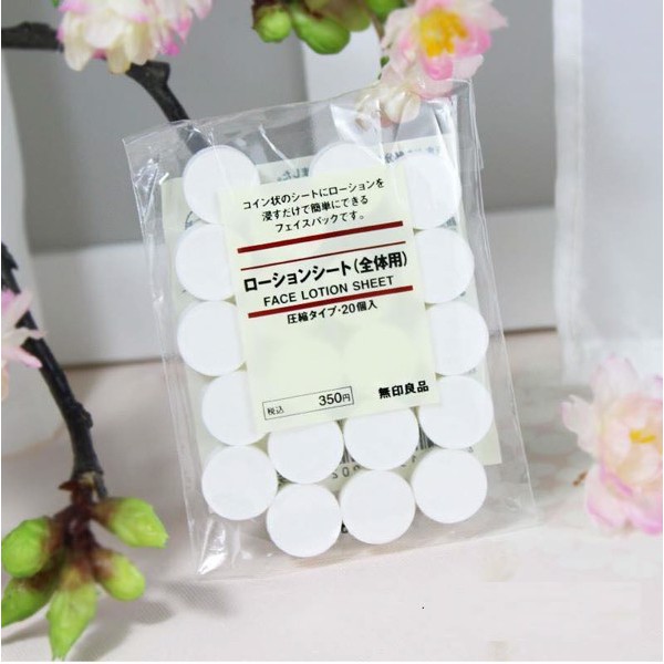 Mặt nạ nén Muji Face Lotion Sheet