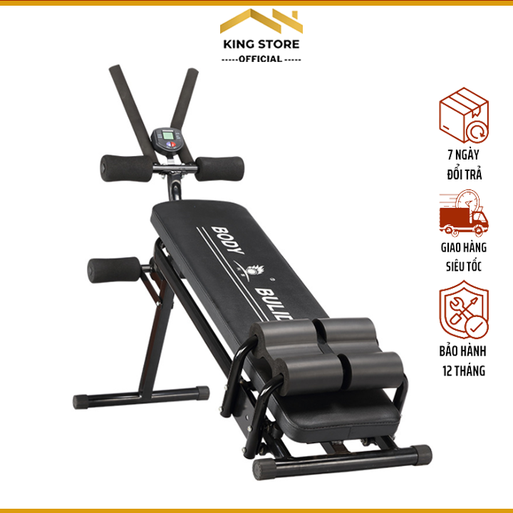 Ghế tập bụng đa năng KR080, máy gập cơ bụng đa năng, Ghế tập gym cao cấp - King Store