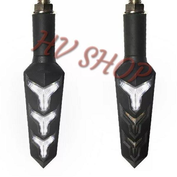 Xinhan xe may Xi nhan led chạy Audi mũi tên HV5 sáng trắng