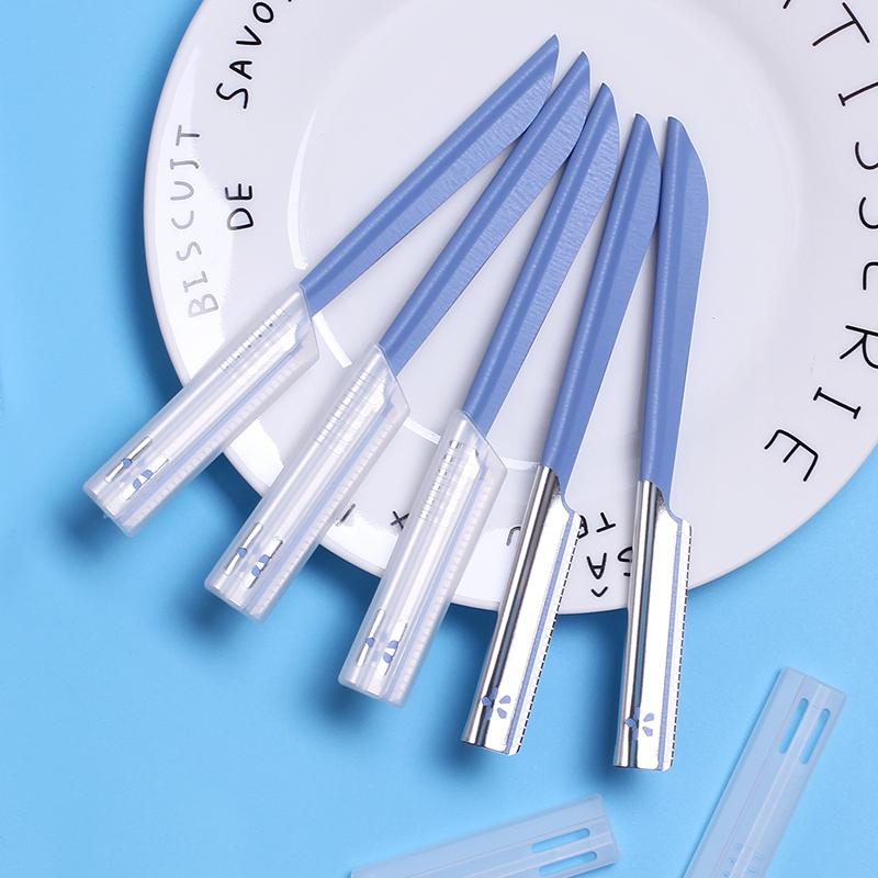 Set 5 dao cạo lông mày KAI có lớp bảo vệ hàng Nhật - Larva Store