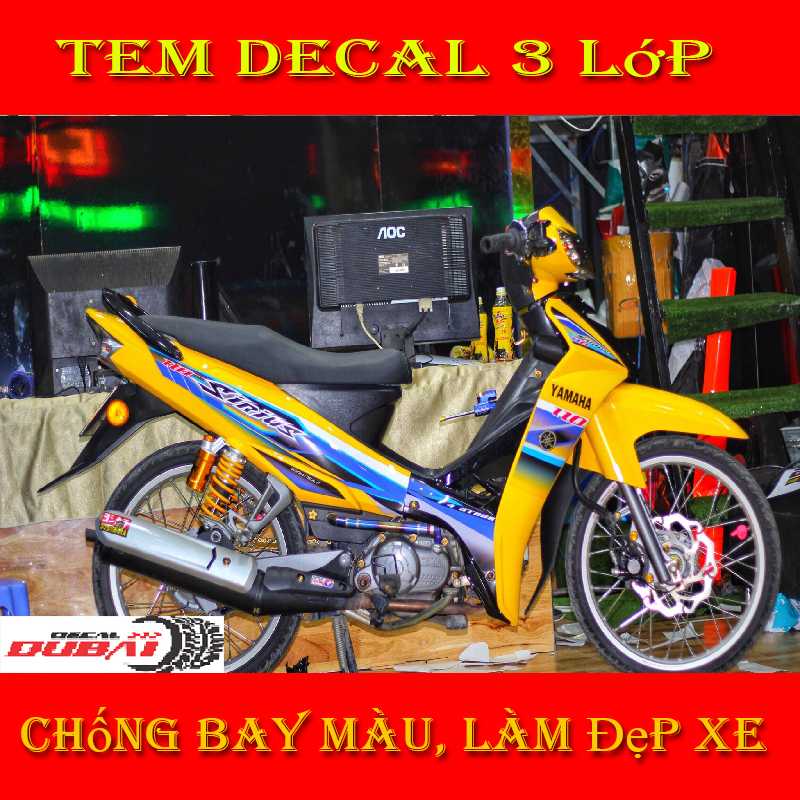 Tem Dán Xe Sirius Đẹp 68
