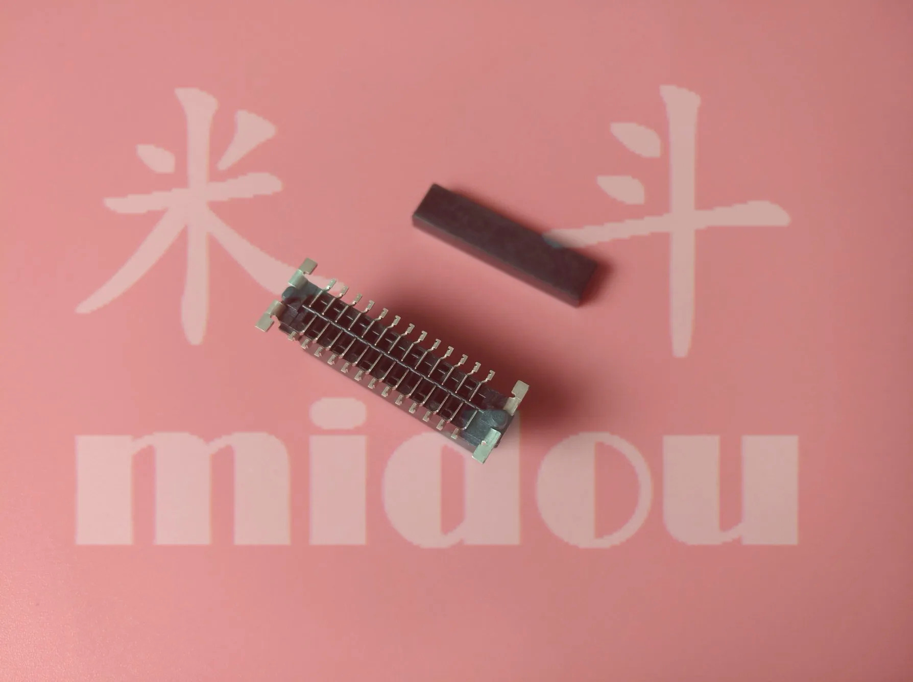 Erni 154718 SMC 1.27mm nối thẳng chân nữ đầu vá 26pin h9.05mm