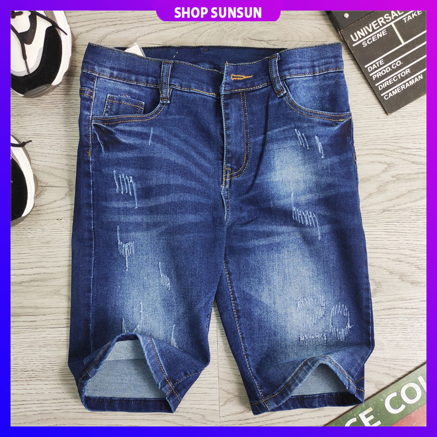 [HCM]Quần short bò nam SS806 shop SUNSUN chuyên quần sọt jean nam đẹp