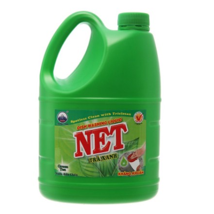 Nước rửa chén Sạch trà xanh 1.5kg