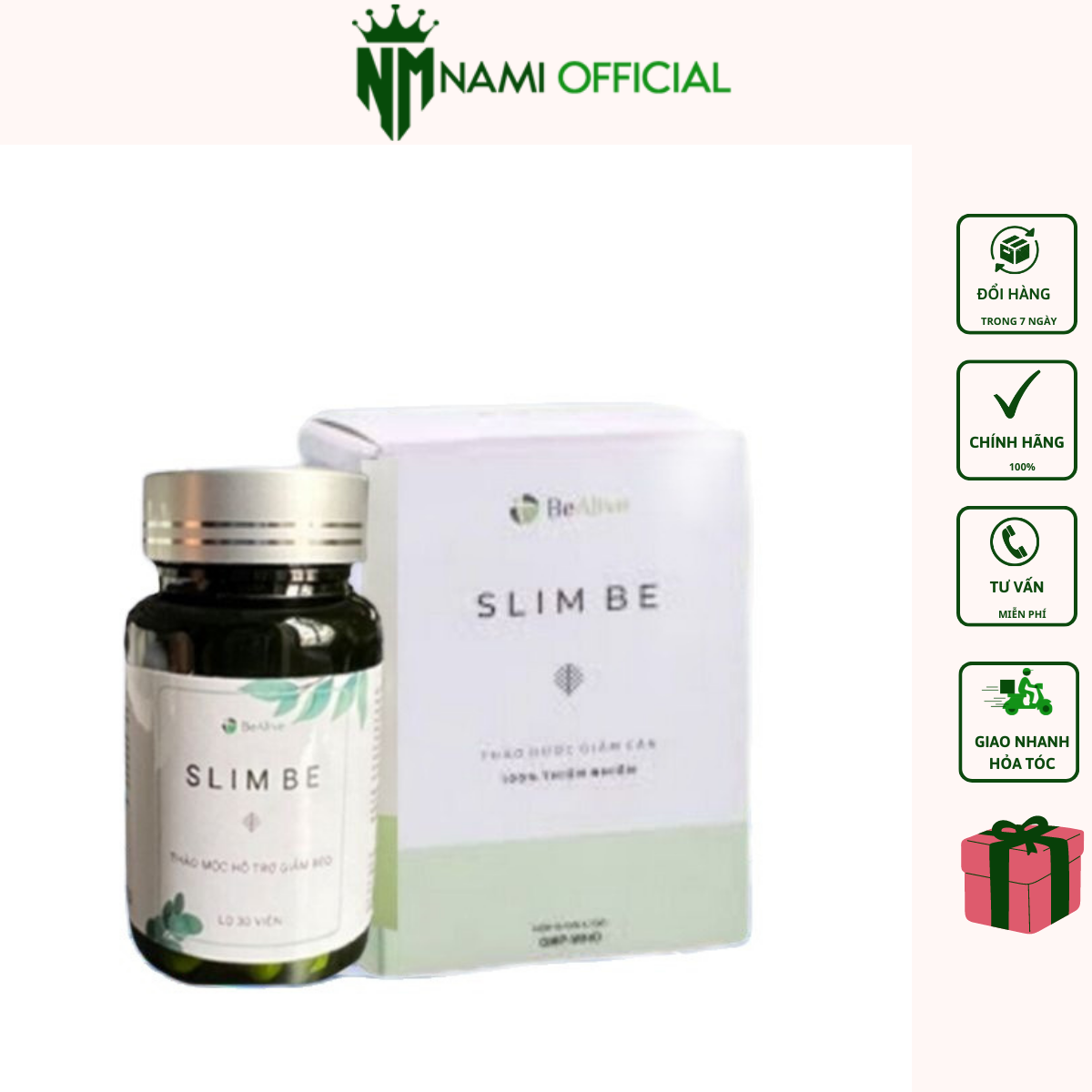 Giảm Cân Slim Be Mẫu Mới chính hãng