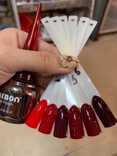 Sơn đỏ mxbon Phụ kiện Nail