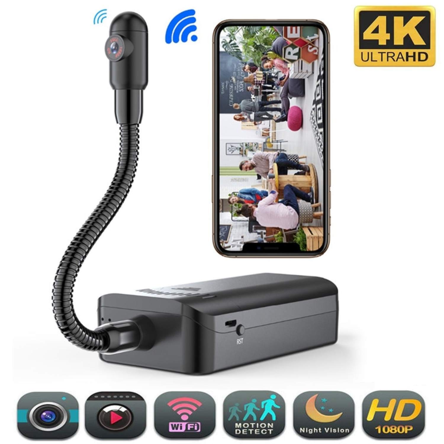 Camera Wifi S900 Không Dây PIN Khủng 24 Giờ Nhỏ Gọn Siêu Nét Chuẩn Video 4K Fullhd 1080p Theo Dõi Từ Xa Trên Điện Thoại Thiết Kế Đặc Biệt Dễ Dàng Đặt Ở Mọi Nơi Ghi Âm Thanh Tốt Zoom 3x Phát Hiện Cảnh Báo Chuyển Động