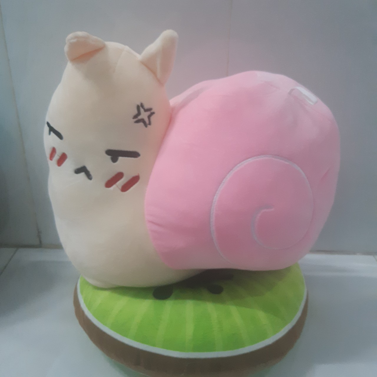 [HCM]Thú Bông ỐC SÊN BÒ Cảm Xúc Size 40cm - Vải Long Mịn Cao Cấp 100% Gòn Trắng Tinh Khiết