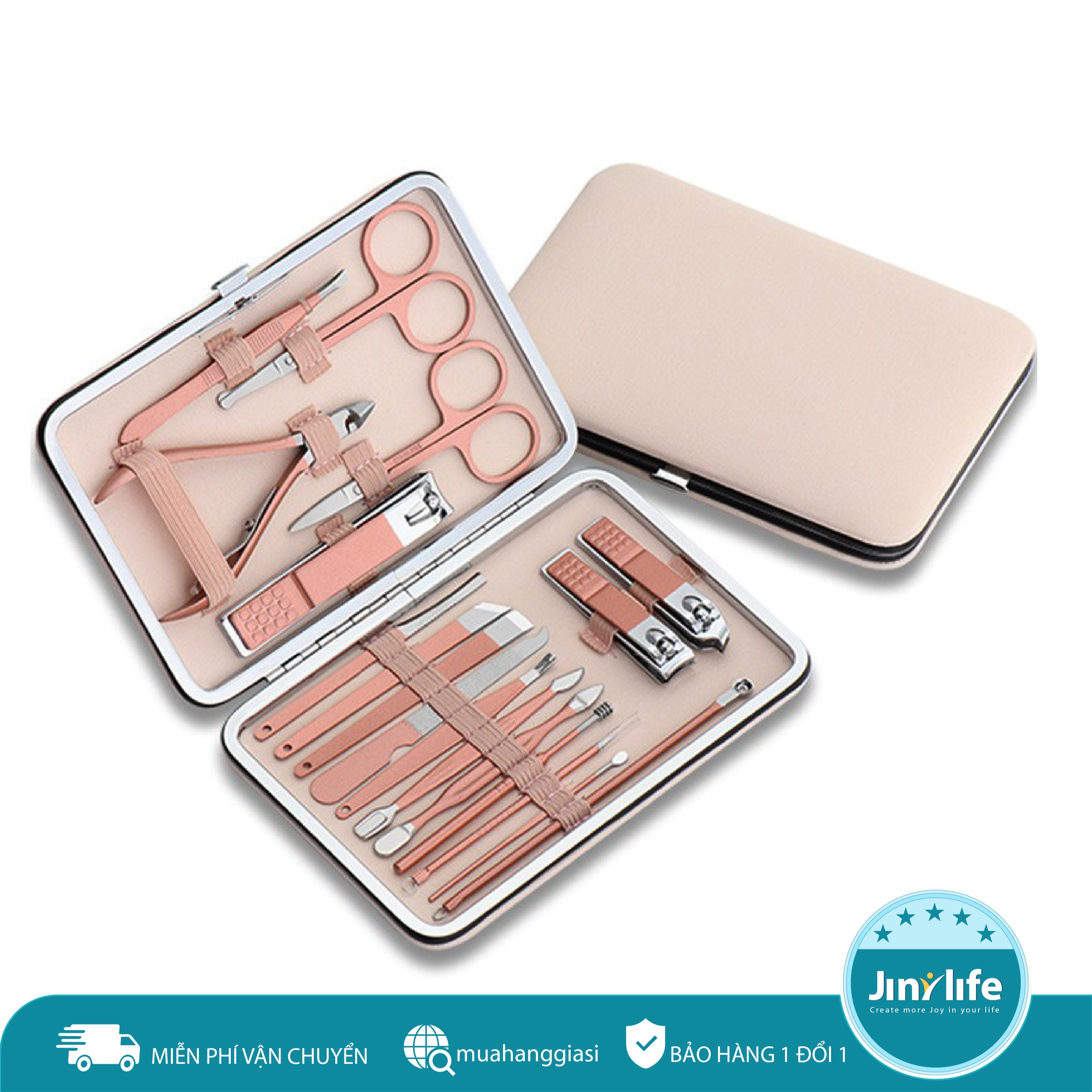 Bộ cắt móng tay bộ làm móng tay bộ bấm móng 18 món đa năng bấm dũa móng tay 3dm dụng cụ làm nail nail care cao cấp nhiều dụng cụ tiện lợi bo kiem cat mong tay cao cap