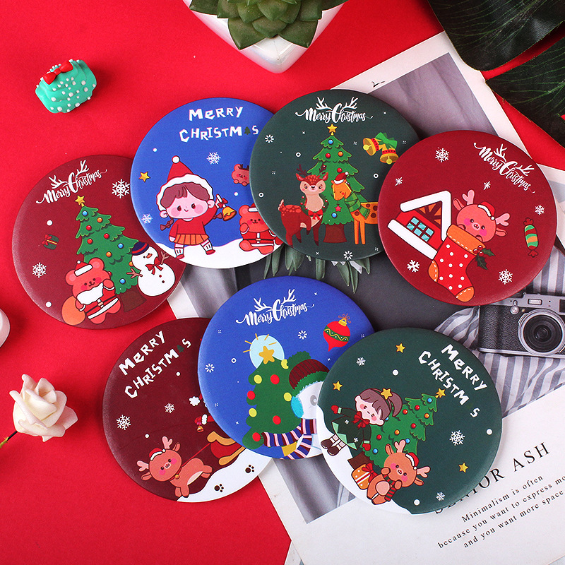 Gương mini cầm tay quà tặng noel giáng sinh