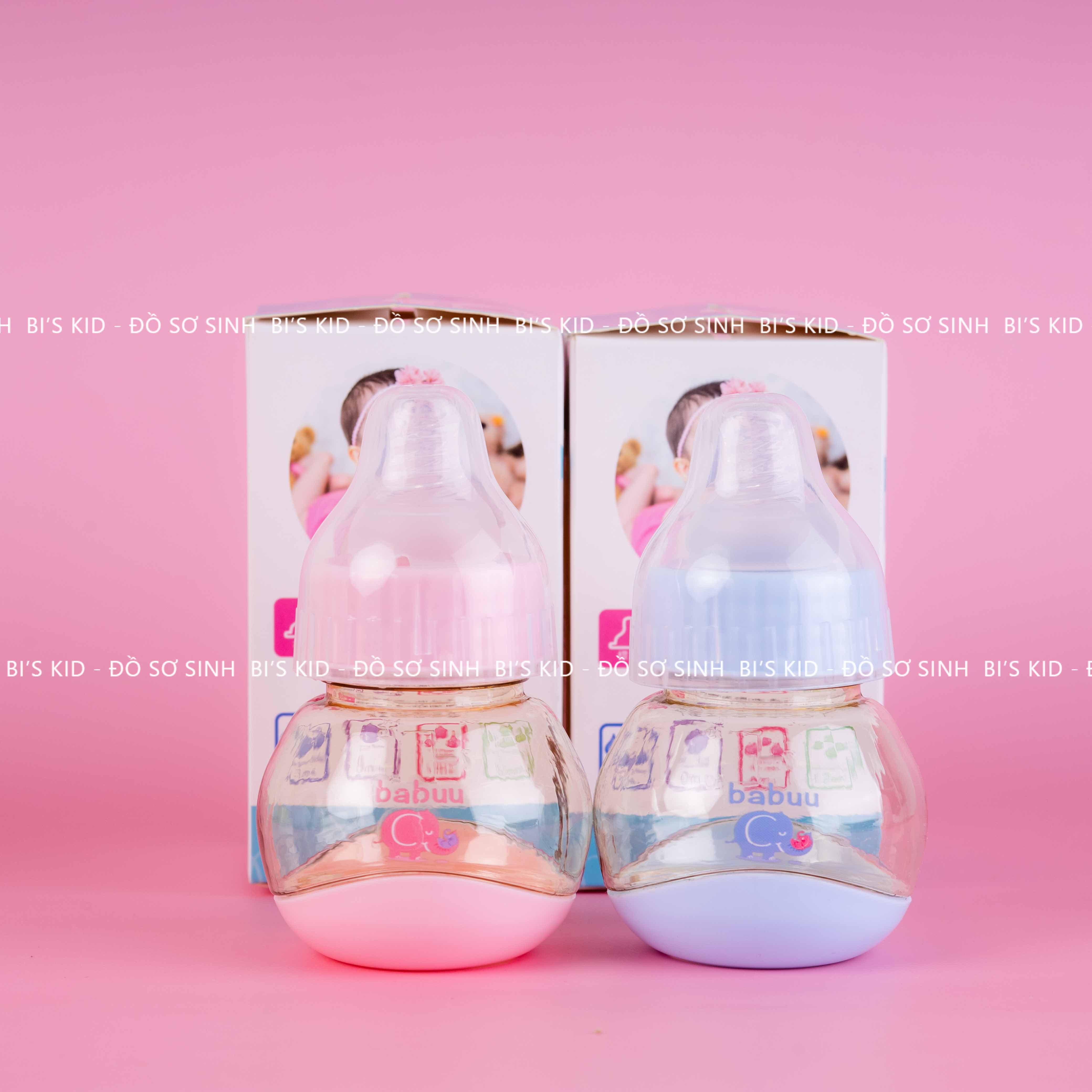 Bình sữa Babuu 75ml cho bé sơ sinh