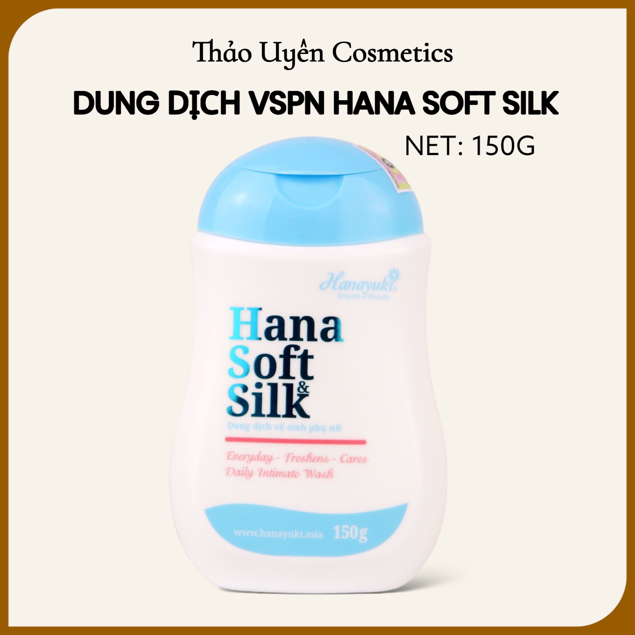 Dung Dịch Vệ Sinh Hana Soft Silk Hanayuki 150g