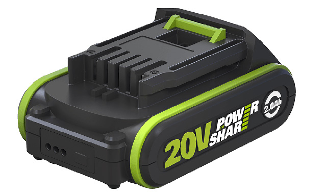Pin li-ion 20v 2.0ah worx green wa3593