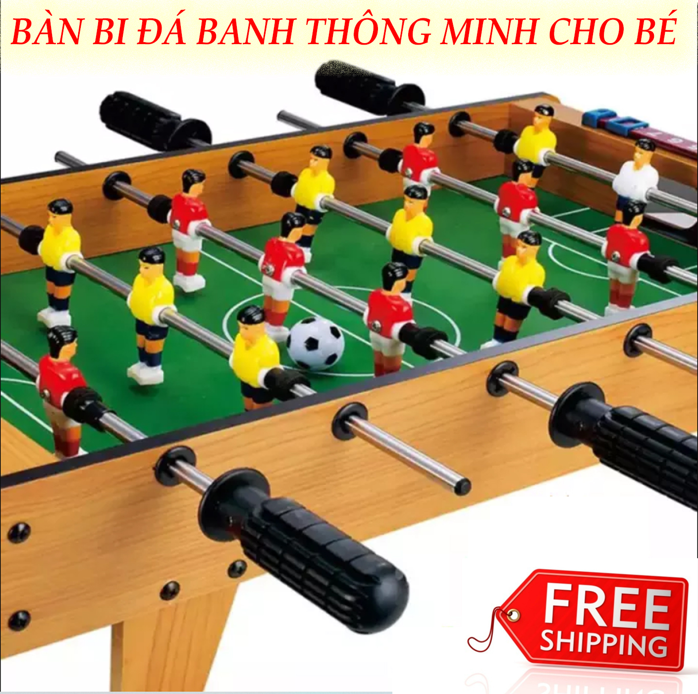 Bàn bi lắc - Bộ bàn Top Foosball - Đồ chơi đá bóng cao cấp nhập khẩu giúp bé thông minh phát triển trí não nhanh thay nhanh mắt.