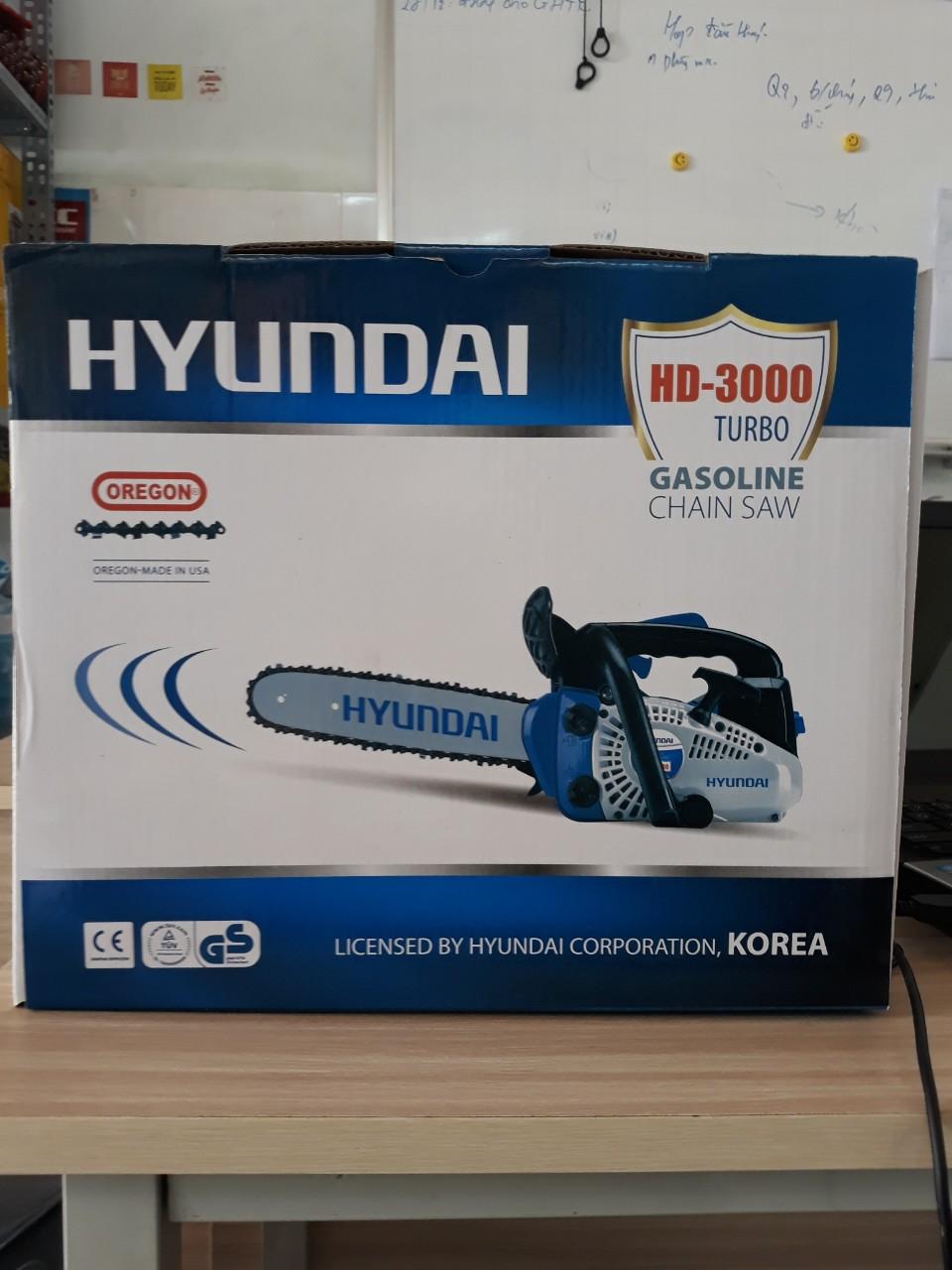 Máy cưa xích xăng hyundai hd3000