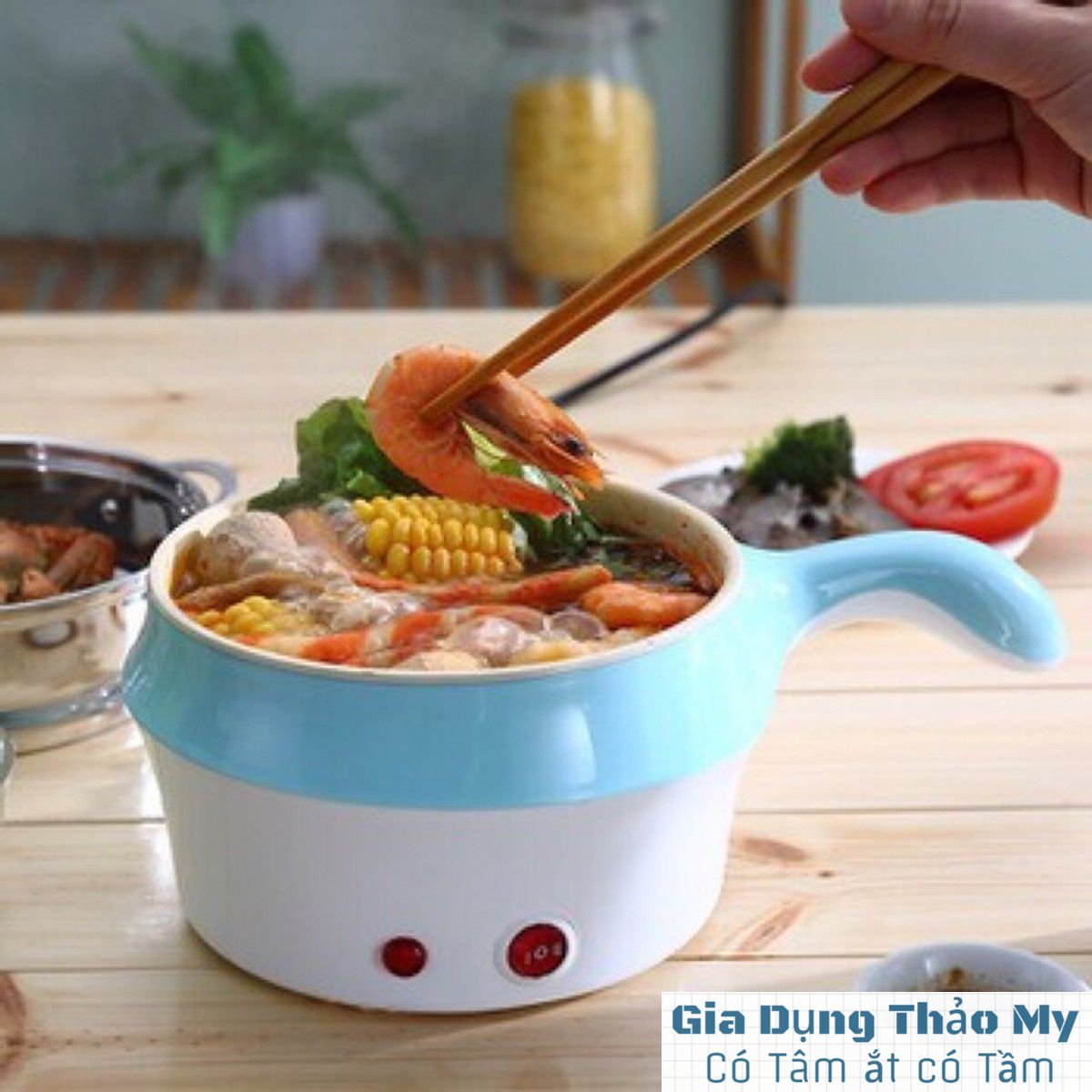 Ca nấu mỳ nấu lẩu -Kèm xửng hấp -