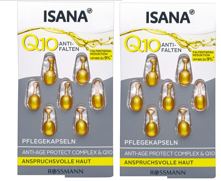 02 Vỉ Serum chống lão hóa ISANA Q10 Anti-falten - Đức