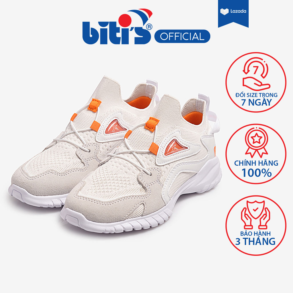 Giày thể thao bé gái biti's hunter hsg000300kem