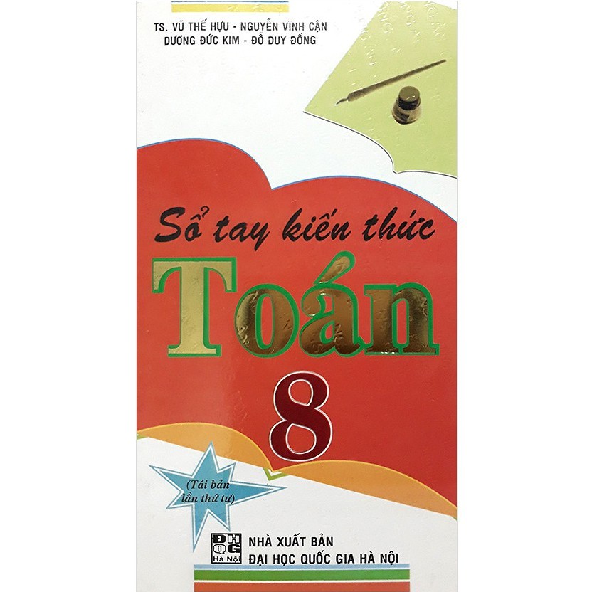 Sách - sổ tay kiến thức toán 8