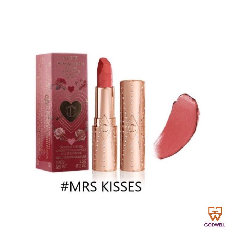 Son Lì Lâu Trôi Charlotte Tilbury Look Of Love Matte Revolution Moden-Matte Long-Lasting Lipstick
