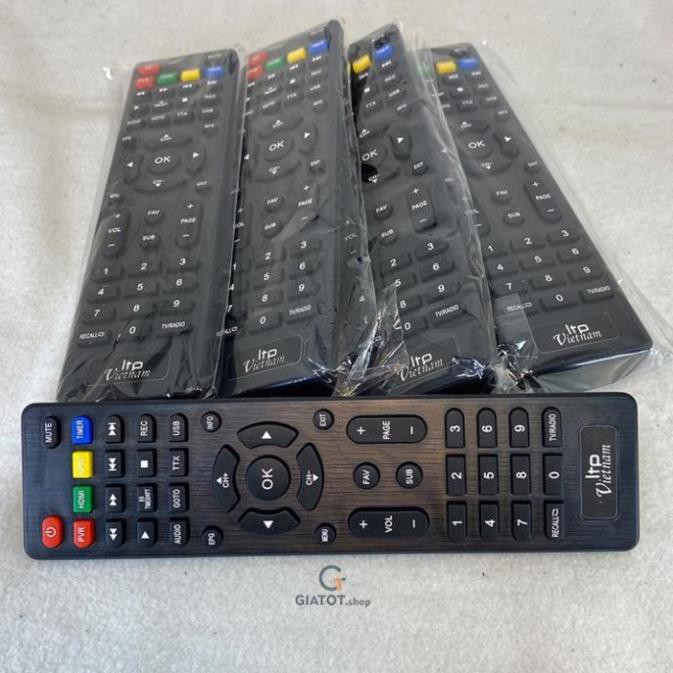 Điều Khiển Dvb T2  Dùng Cho Tất Cả Các Đầu Thu Của Ltp , HÙNG VIỆT , VTC , khiển BOX VTVGO