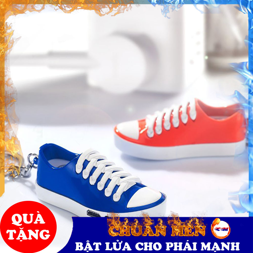 Bật lửa điện từ Chuẩn Men hồng ngoại sạc cổng usb kiêm móc khoá hình chiếc giày độc lạ - GD1159