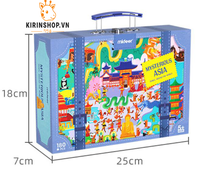 Ghép hình Mysterious Asia 180pcs - Mideer