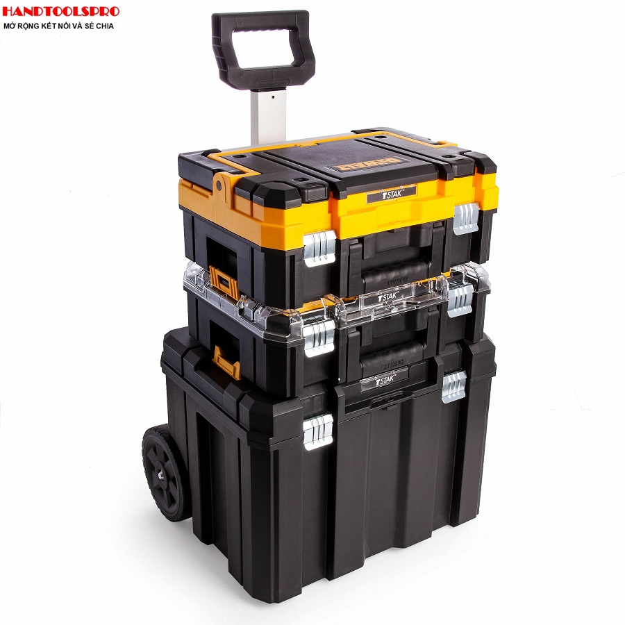 Hộp dụng cụ đa năng 3 trong 1 có tay kéo 445x720x525mm dewalt dwst83411-1