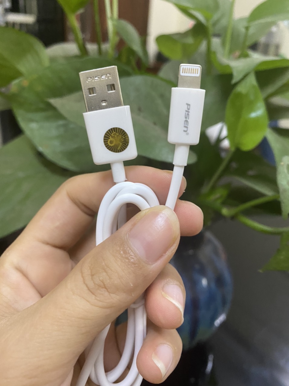 Dây sạc Pisen chính hãng, siêu bền dùng cho iphone, ipad,