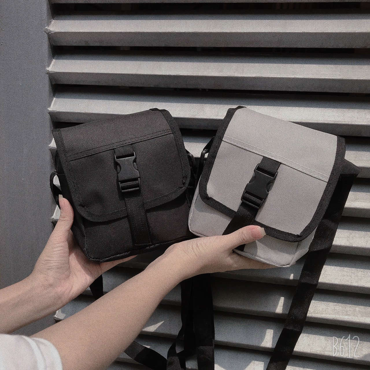 ⚡SALE SỐC⚡ TÚI ĐEO CHÉO MINI đựng điện thoạiTúi đeo chéo vải bốtúi đeo chéo Nam nữ phong cáchtúi đeo chéo khóa gài túi nam túi vải kaki túi mini túi đen túi xám túi đeo chéo nam giá rẻ