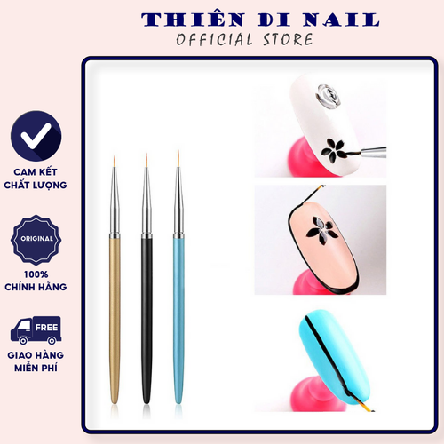 bộ 3 cọ vẽ làm móng