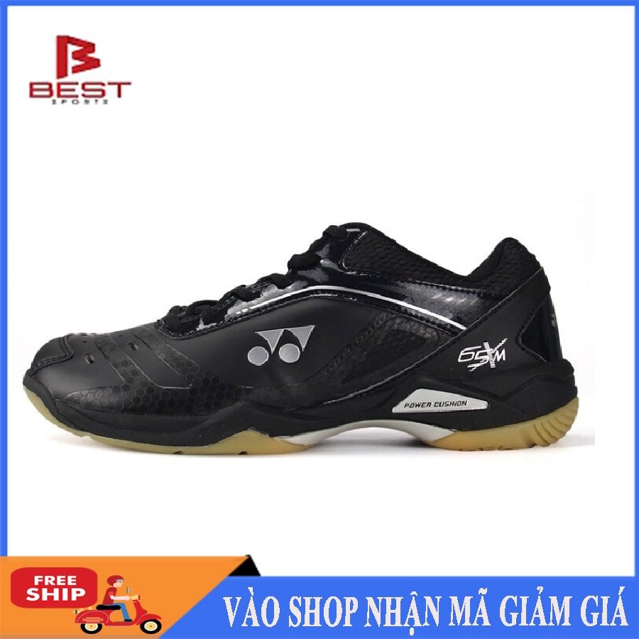 Giày cầu lông nam nữ Yonex 2màu đen và trắng  đế cao su già đàn hồi chống lật cổ chân-giày thể thao-giày bóng chuyền