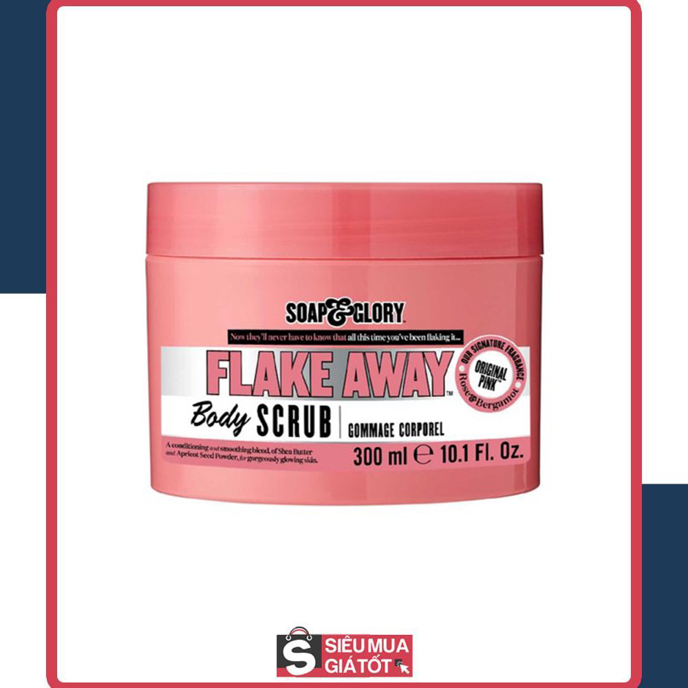 Tẩy tế bào chết toàn thân soap & glory flake away body scrub 300ml