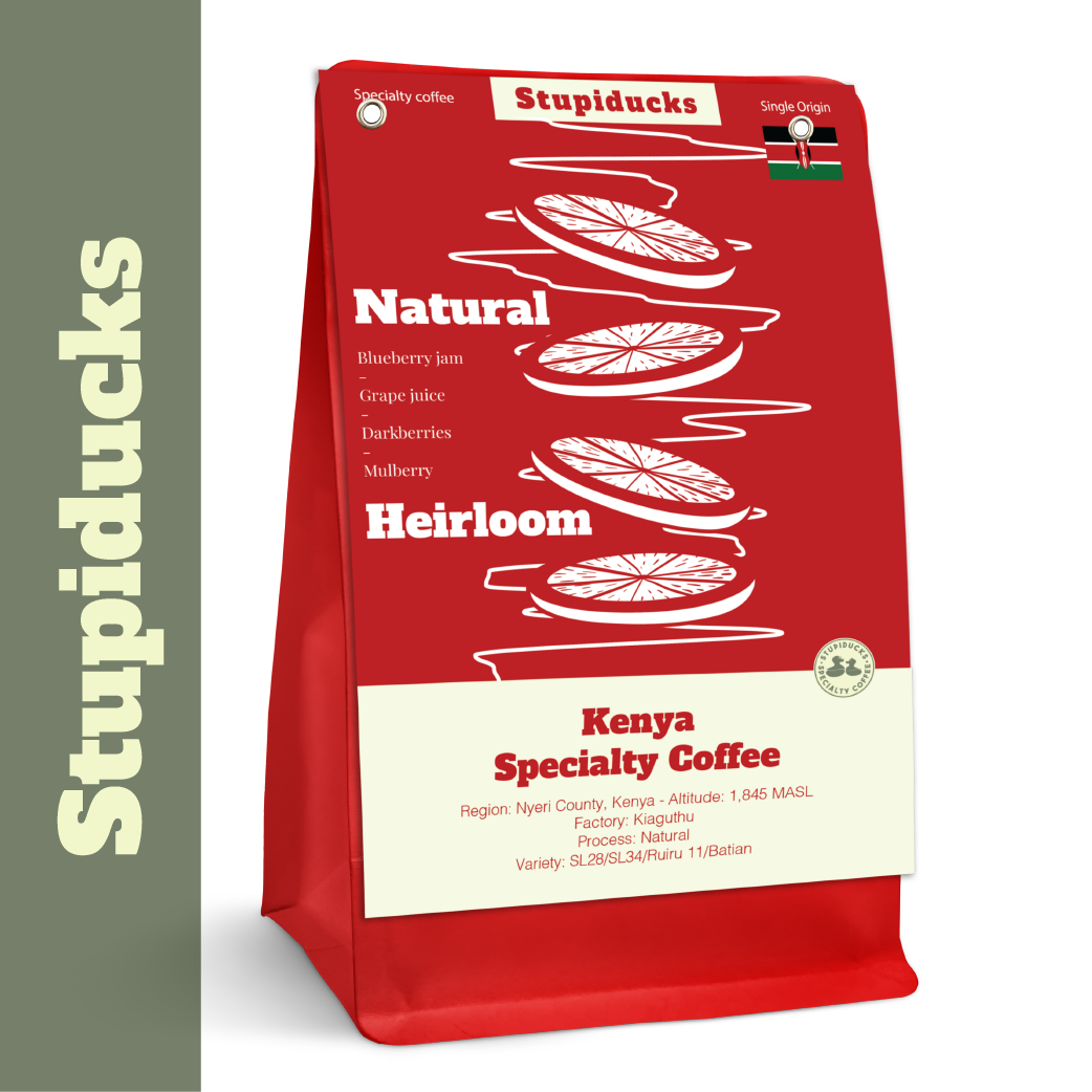 Cà Phê Đặc Sản Keyna Nyeri Othaya FCS Kiaguthu Factory AA Natural - Stupiducks Specialty Coffee
