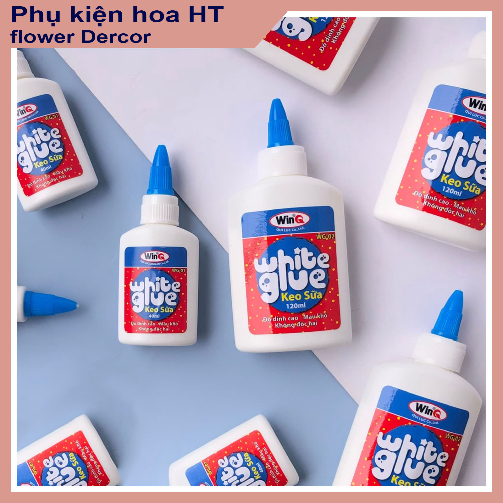 Lọ keo sữa 40ml, 120ml