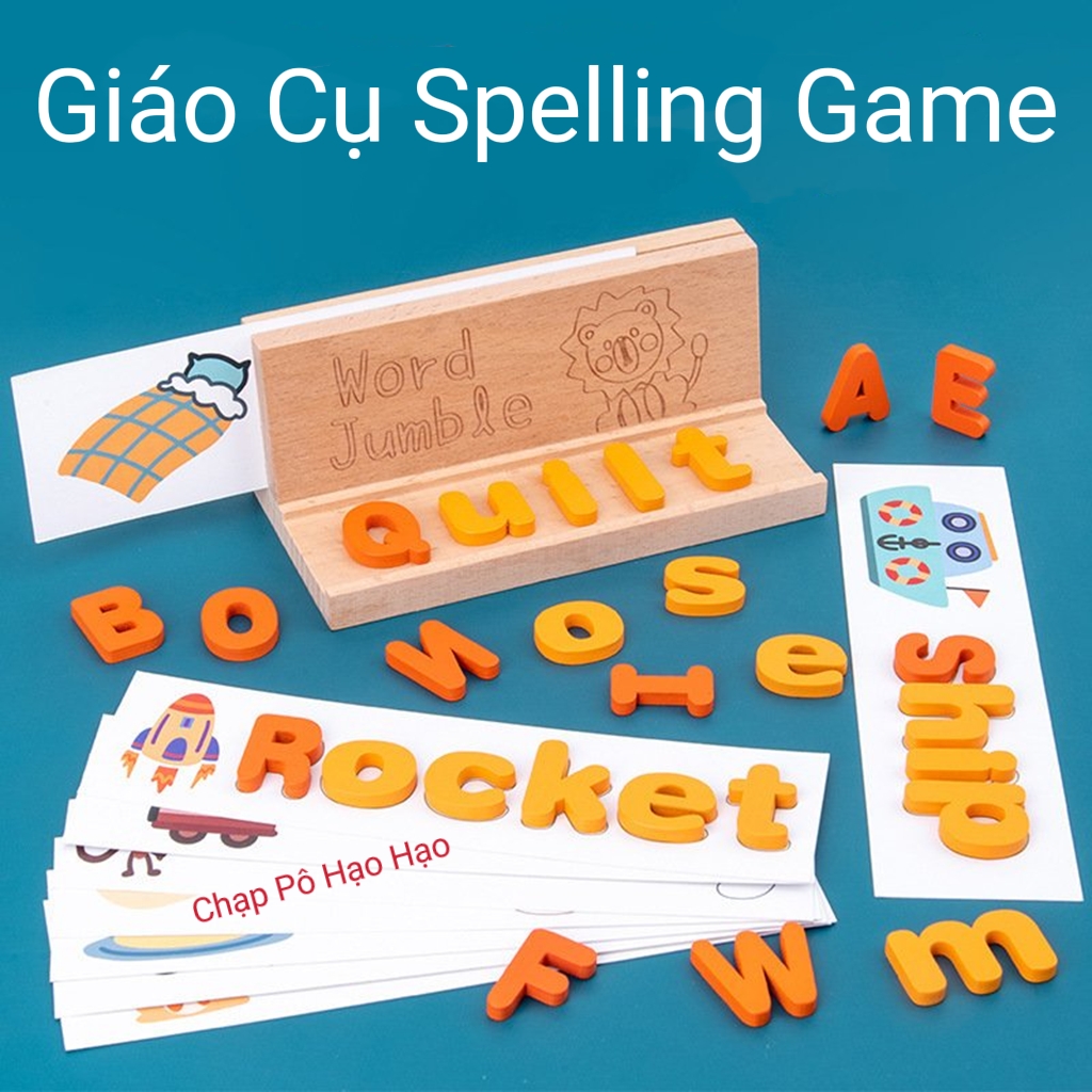 Spelling game - đồ chơi ghép chữ tiếng anh
