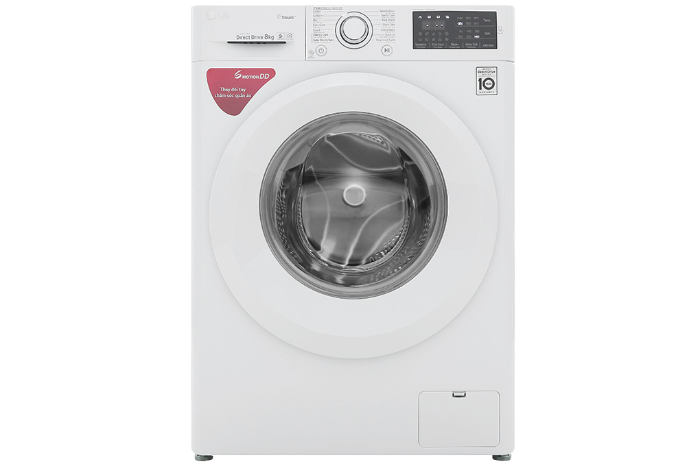 ☫☇ [Trả góp 0 ]Máy giặt LG Inverter 8 kg FC1408S5W