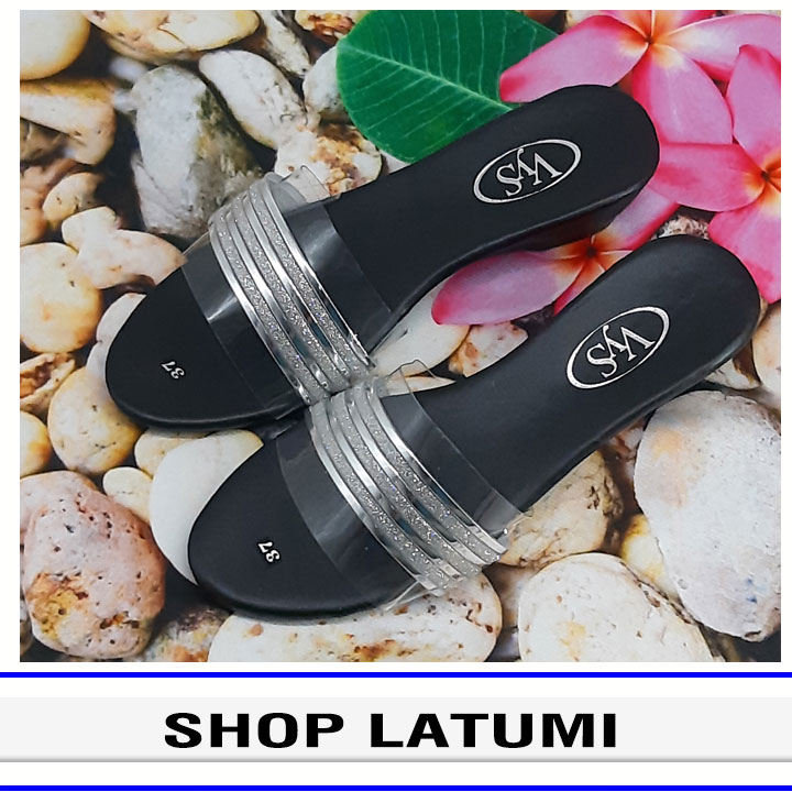 Dép quai ngang nữ cao phối dây nhũ kim tuyến xinh xắn thời trang Latumi TA3971 (Nhiều màu)