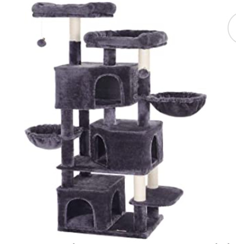 Nhà cây cho mèo cao 165cm- trụ cào móng cho mèo- cattree nhà mèo bằng gỗ - catttree nhà cây, trụ cào móng cho mèo