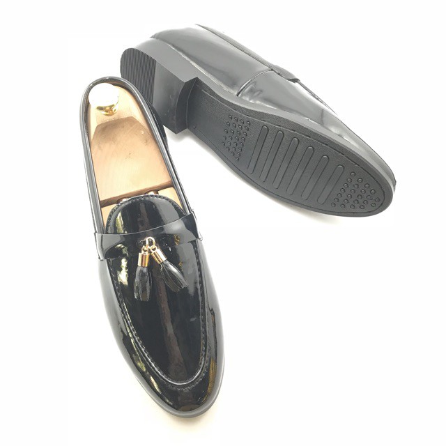 Giày Da Nam Giày lười Có chuông vàng