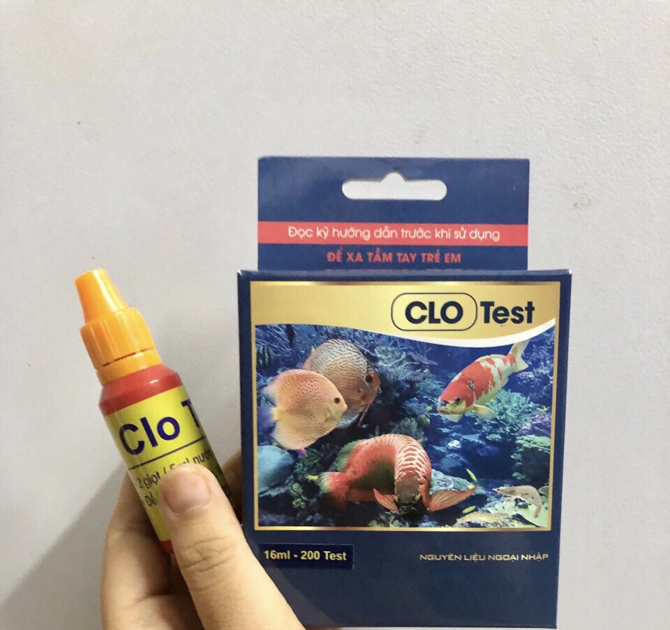 Hộp test đo nồng độ clo trong nước