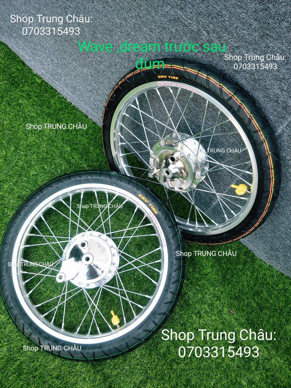 [HCM] CẶP BÁNH CĂM WAVE DREAM TRƯỚC SAU ĐÙM NỀN NHÔM SOLUTE .SH .DALE .BAN ZAI THÁI BẠC . COMPO ĐẦY ĐỦ Y NHƯ HÌNH NIỀN CÓ  NHIỀU MÀU LỰA CHỌN