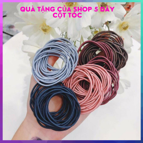 Combo 5 dây cột tóc siêu bền có thể sử dụng được nhiều lần