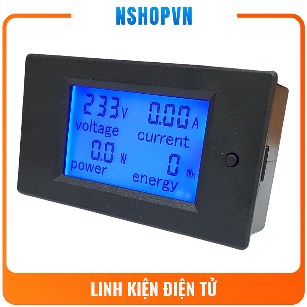 Đồng hồ đo dòng áp công suất mức năng lượng ac 20a